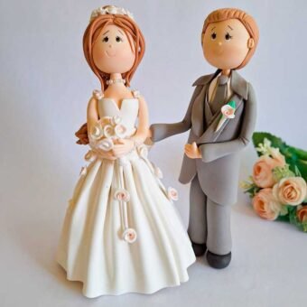 Novios en porcelana fría